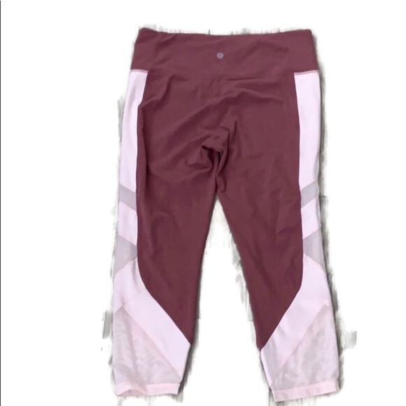 🦄 Athleta crop mauve and pink tight - Picture 4 of 6